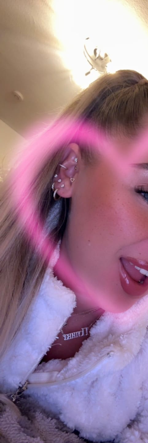 Customer photo review of Heart Piercing | Titan