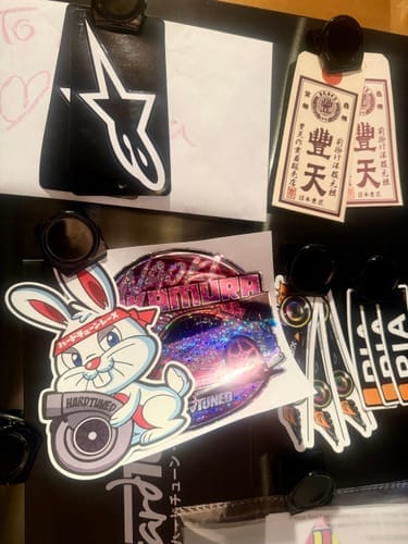 Customer photo review of Easter Bunny Turbo Sticker