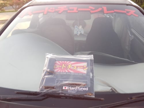 Customer photo review of Rising Sun Electric Sticker