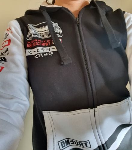 Customer photo review of Toyota AE86 Trueno Womens Hoodie
