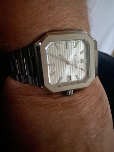Customer photo review of Oceaneva Mens Tenuis Ultra-Thin Swiss Movement Automatic Thin Watch Silver