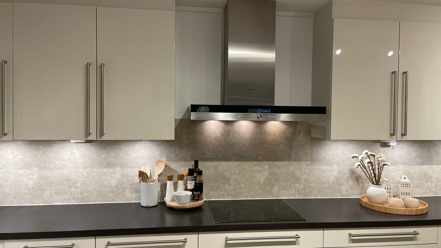 Customer photo review of Premium Limewash beige kontaktplast