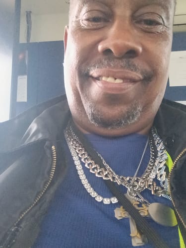 Customer photo review of Iced Out Square Tennis Chain