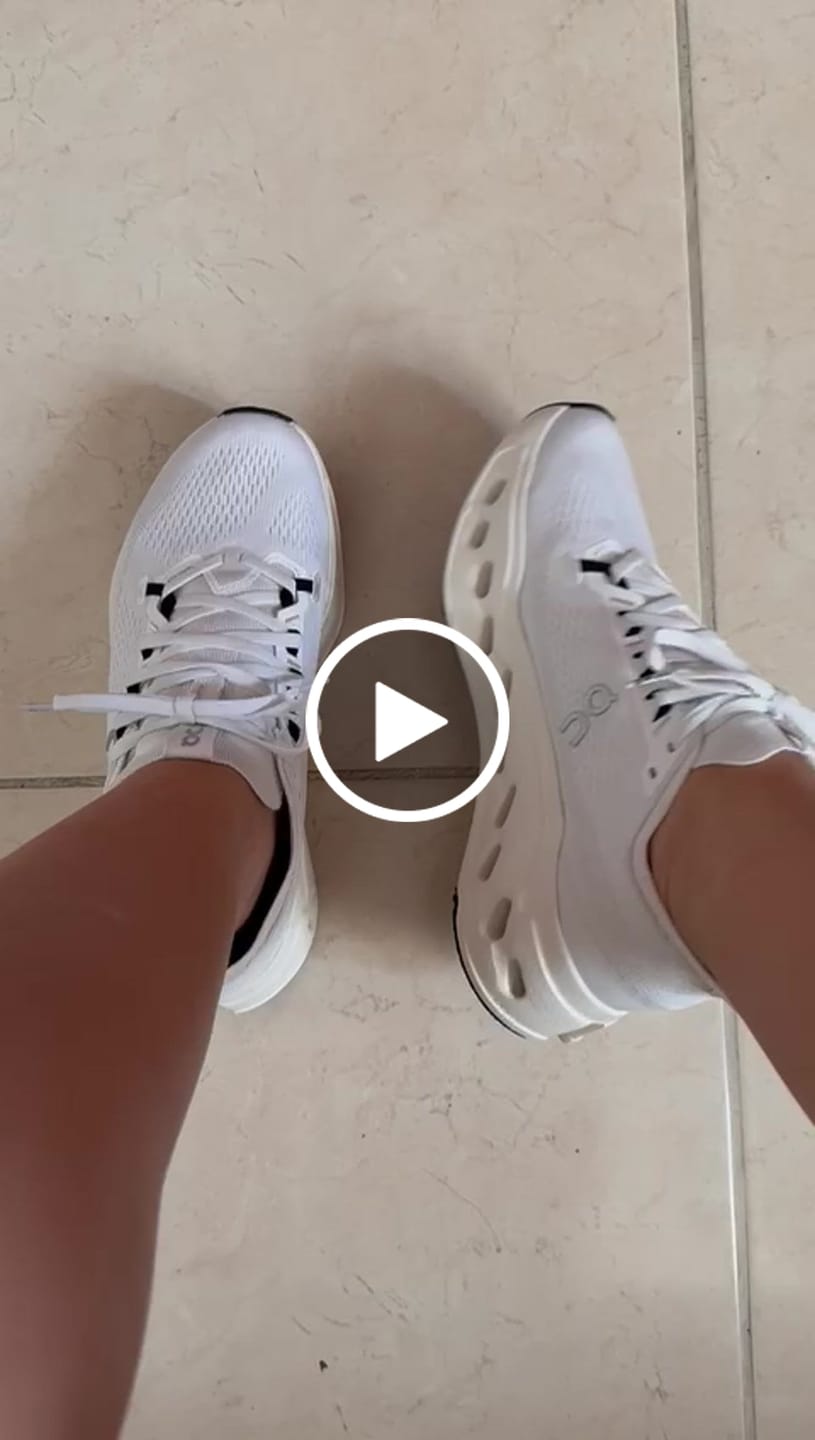 Customer video review of On Running Cloudsurfer Max Mujer White