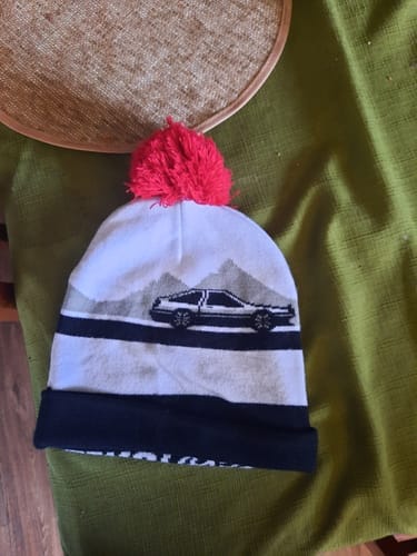 Customer photo review of Toyota AE86 Bobble Beanie