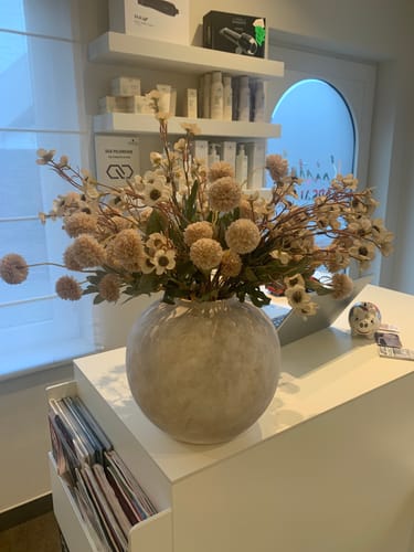 Fotorecensie van een klant over Terra vaas - Beige