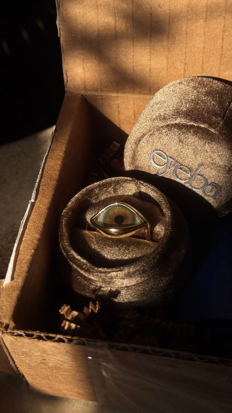 Customer photo review of Custom Dali Eye Ring
