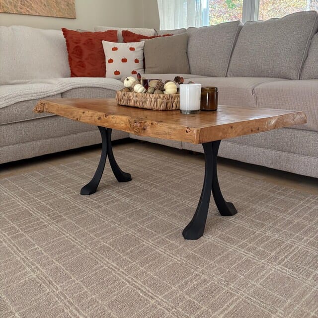 Customer photo review of Bench Legs 109 Xeni 16.6" H Mid-Century Modern Style DIY