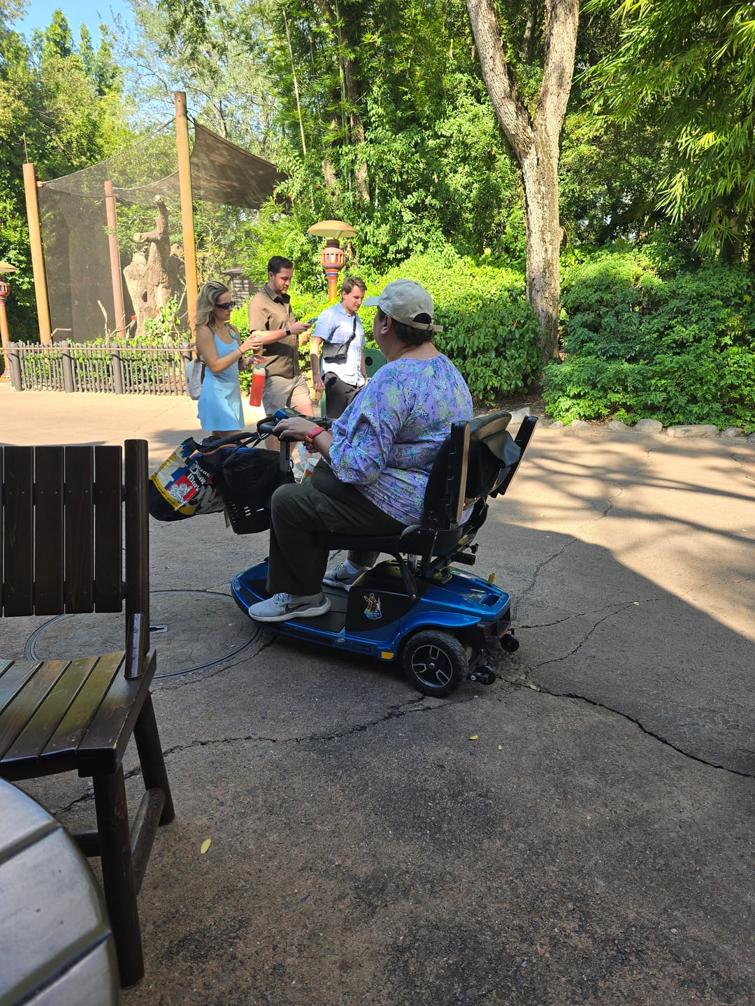 Customer photo review of Multiday Rental 3 Wheel 400 Pound Rated Scooter