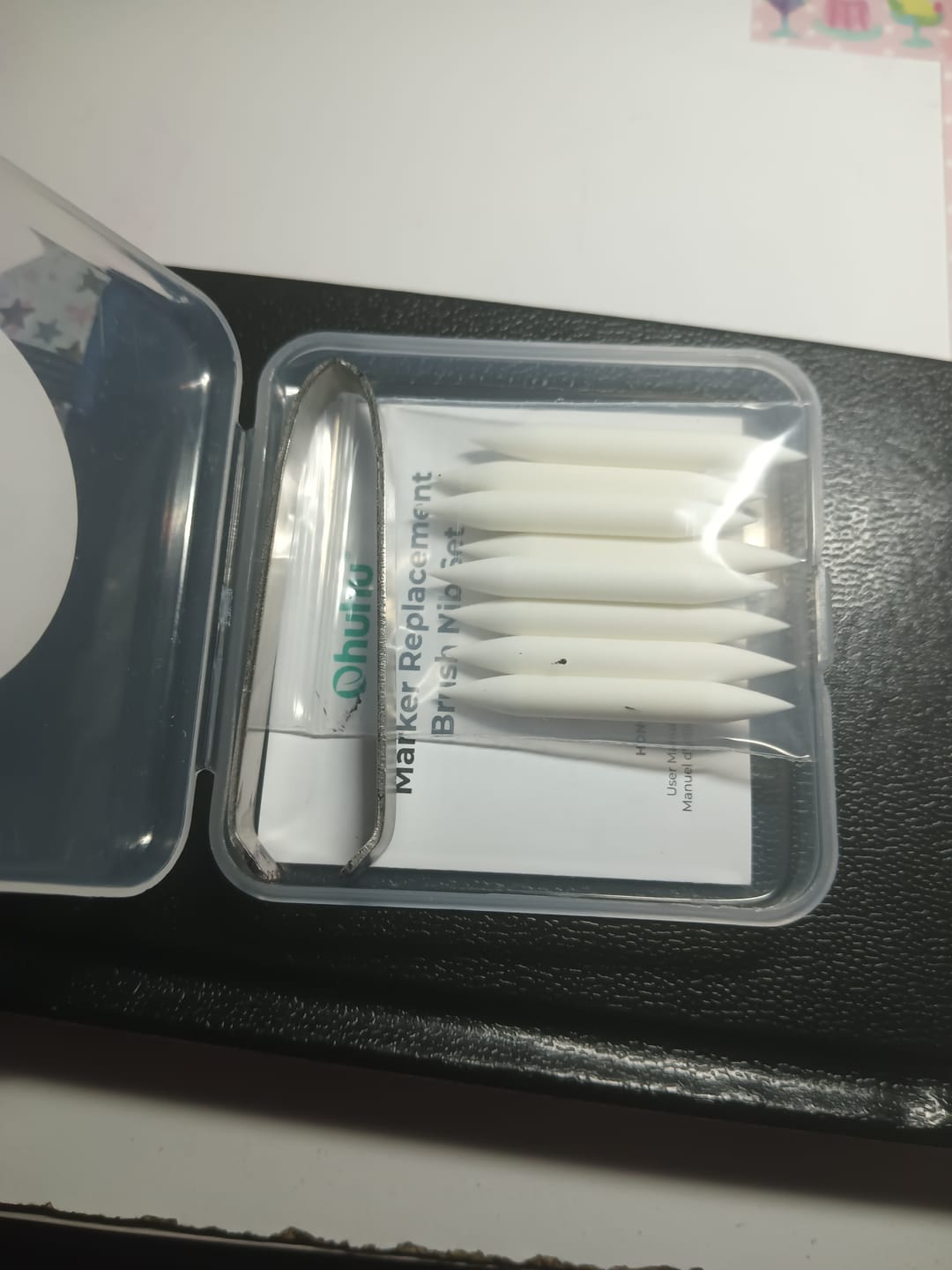 Customer photo review of Ohuhu Replacement Brush Nibs Of Honolulu & Honolulu B Series