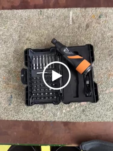 Customer video review of 3.6V Maxxgrip Screwdriver | Incl. 44 pcs Bitset and Storage Case