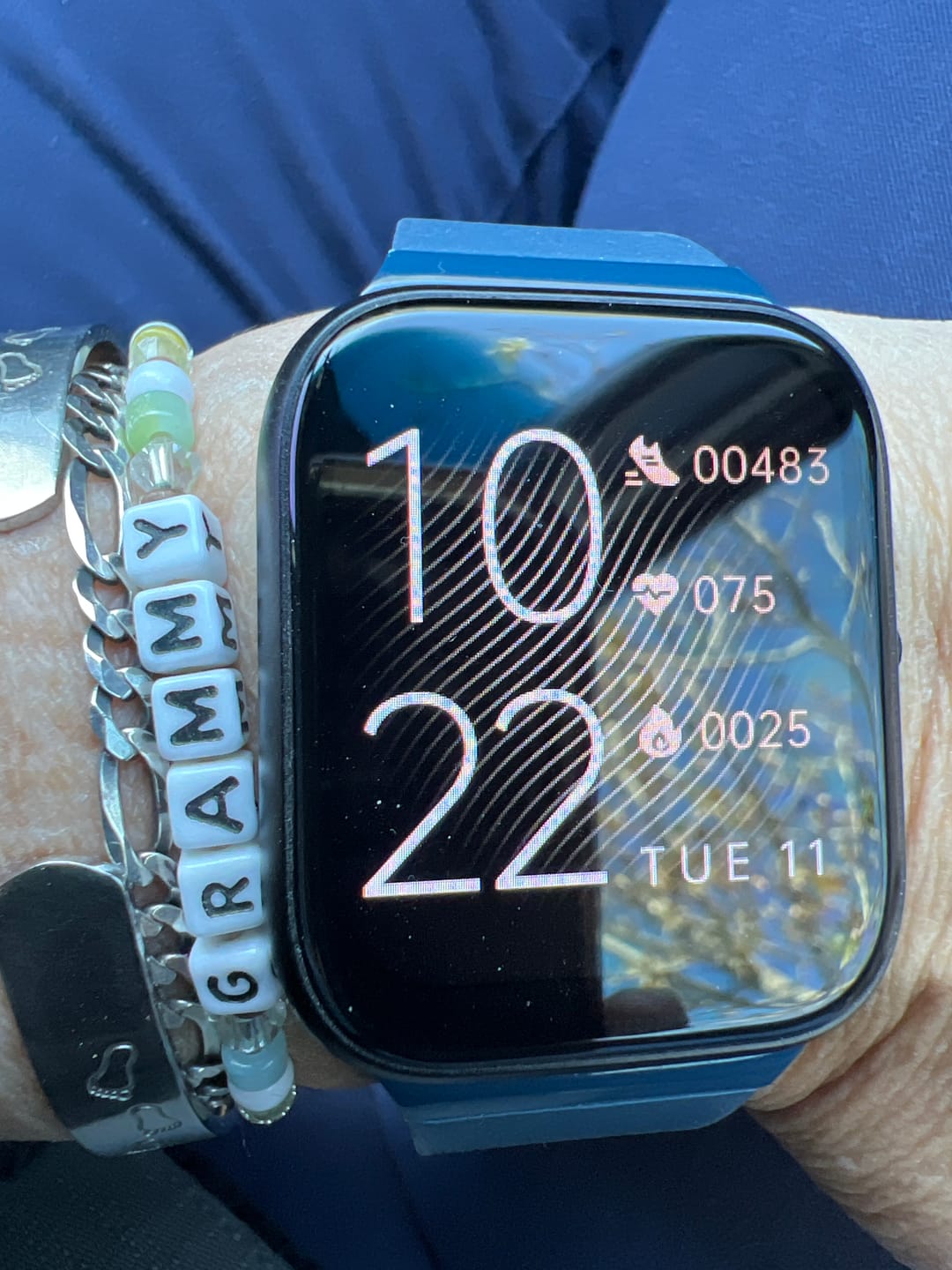 Customer photo review of Bearscome Blood Sugar Blood Pressure Blood oxygen Sleep Monitoring Waterproof Smartwatch