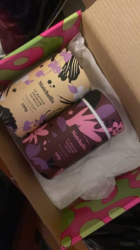 Customer photo review of Té Matcha Premium Vainilla