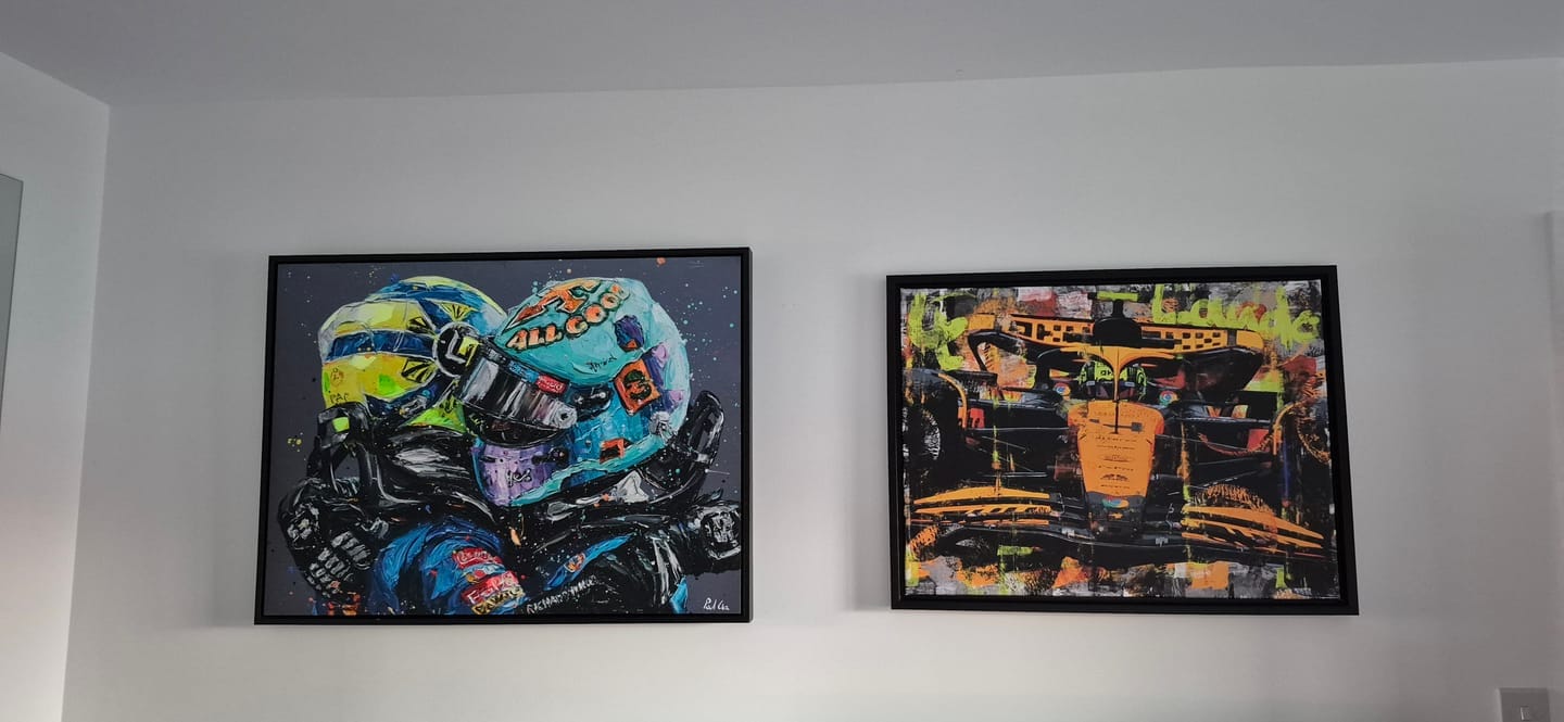 Customer photo review of Lando Norris 'McLaren' 2024