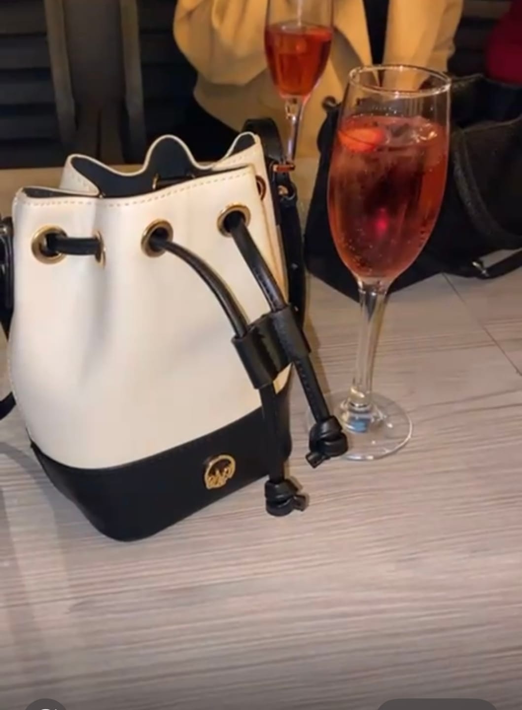 Customer photo review of The Monroe Bucket Bag