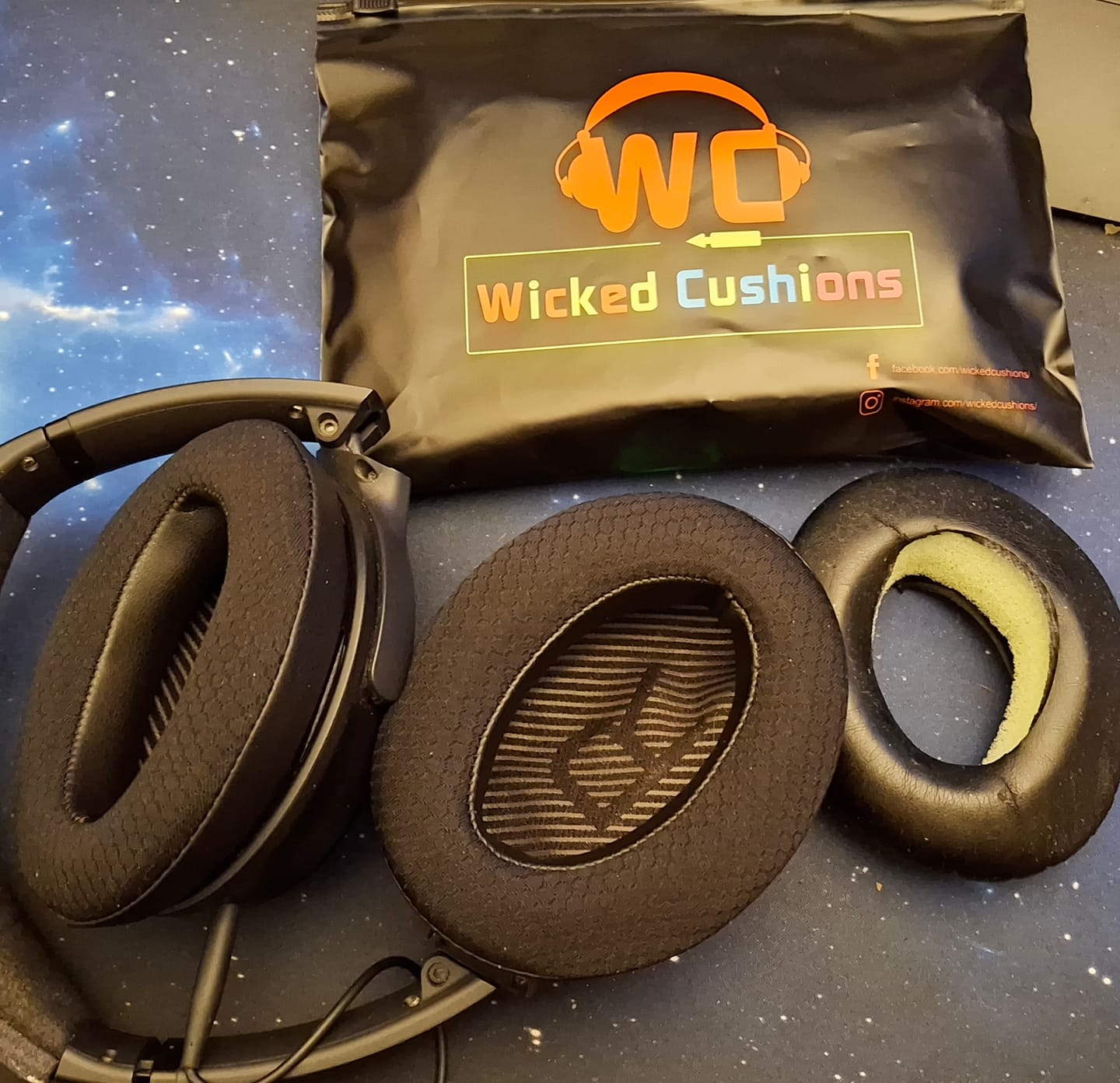 Customer photo review of Bose QC35 Cooling Gel Earpads - WC FreeZe
