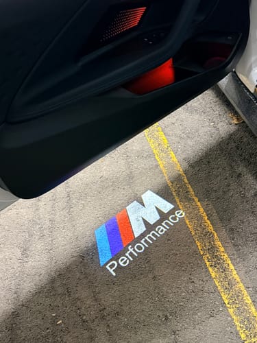 Customer photo review of BMW G SERIES DOOR LIGHTS