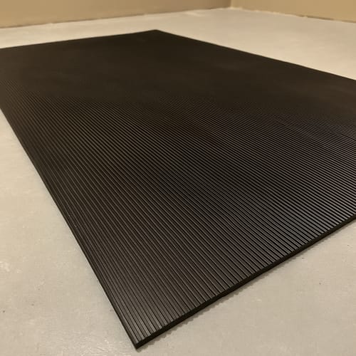 Customer photo review of 6mm Rubber Sheet Matting Durable, Slip-Resistant, Easy to Clean for Commercial & Industrial Use Versatile Flooring Solution - Linear Metre