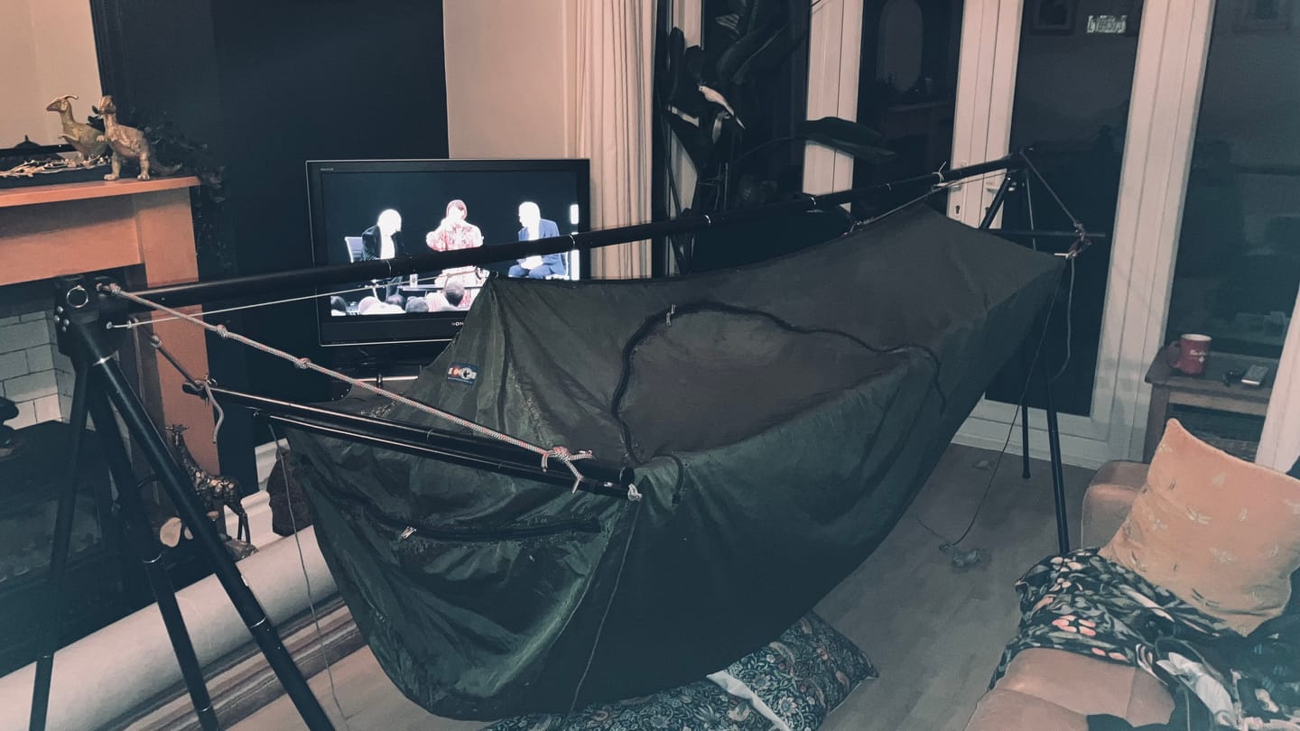Customer photo review of Turtlebug Camper Hammock Stand