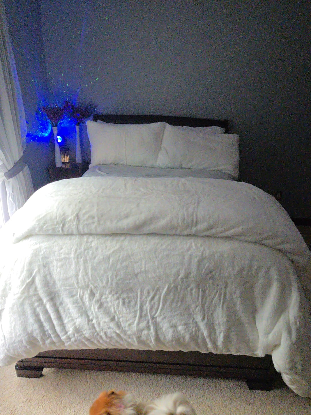 Customer photo review of CYRA Long Velvet Bedding Set