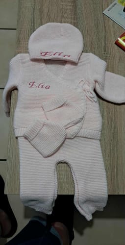 Customer photo review of Ensemble en maille Personnalisé