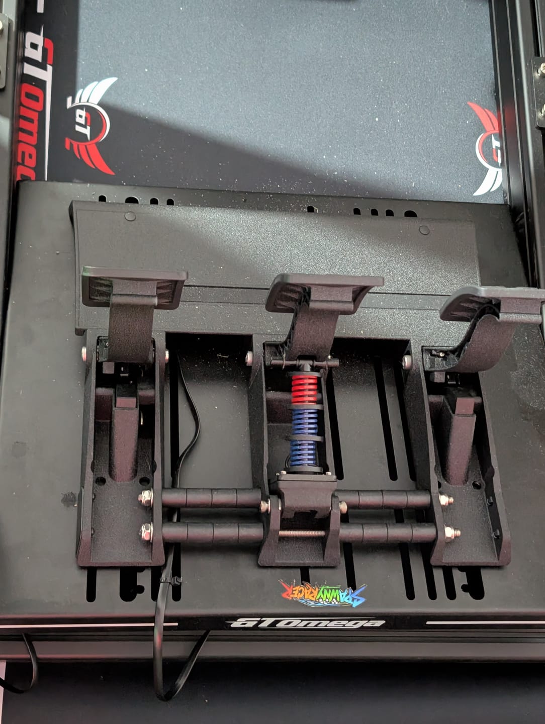 Customer photo review of Simulator Floor Mat