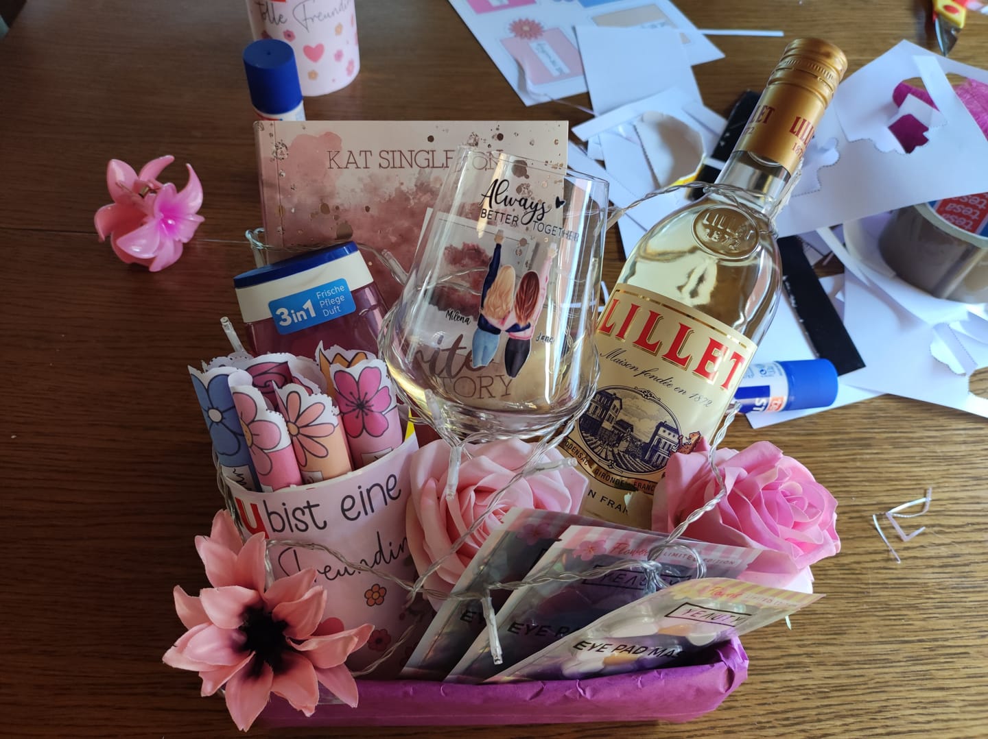 Customer photo review of Best Friends Forever - Personalisiertes Weinglas