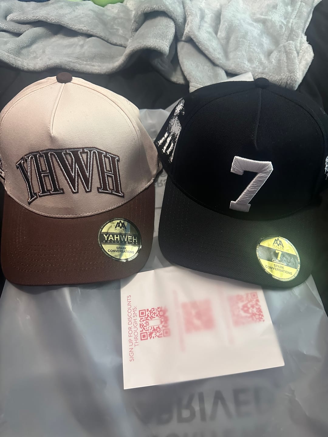 Customer photo review of ‘7’ Premium Wool Blend SnapBack - Black/White