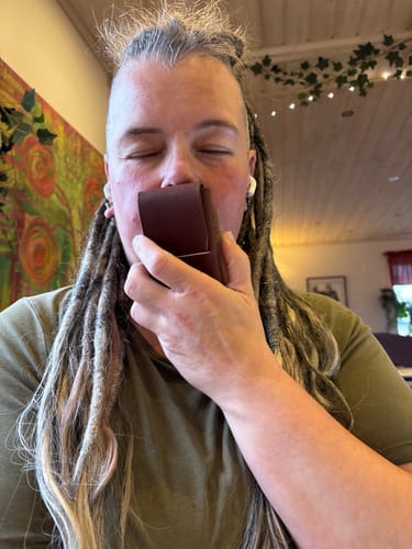 Customer photo review of Slimmad plånbok i äkta läder