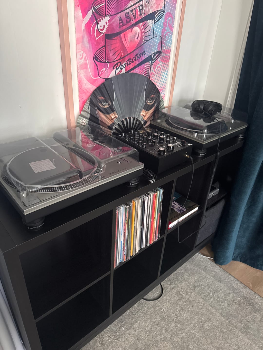 Customer photo review of Dr. Suzuki - Mix Edition Slipmat Pair (WHITE)