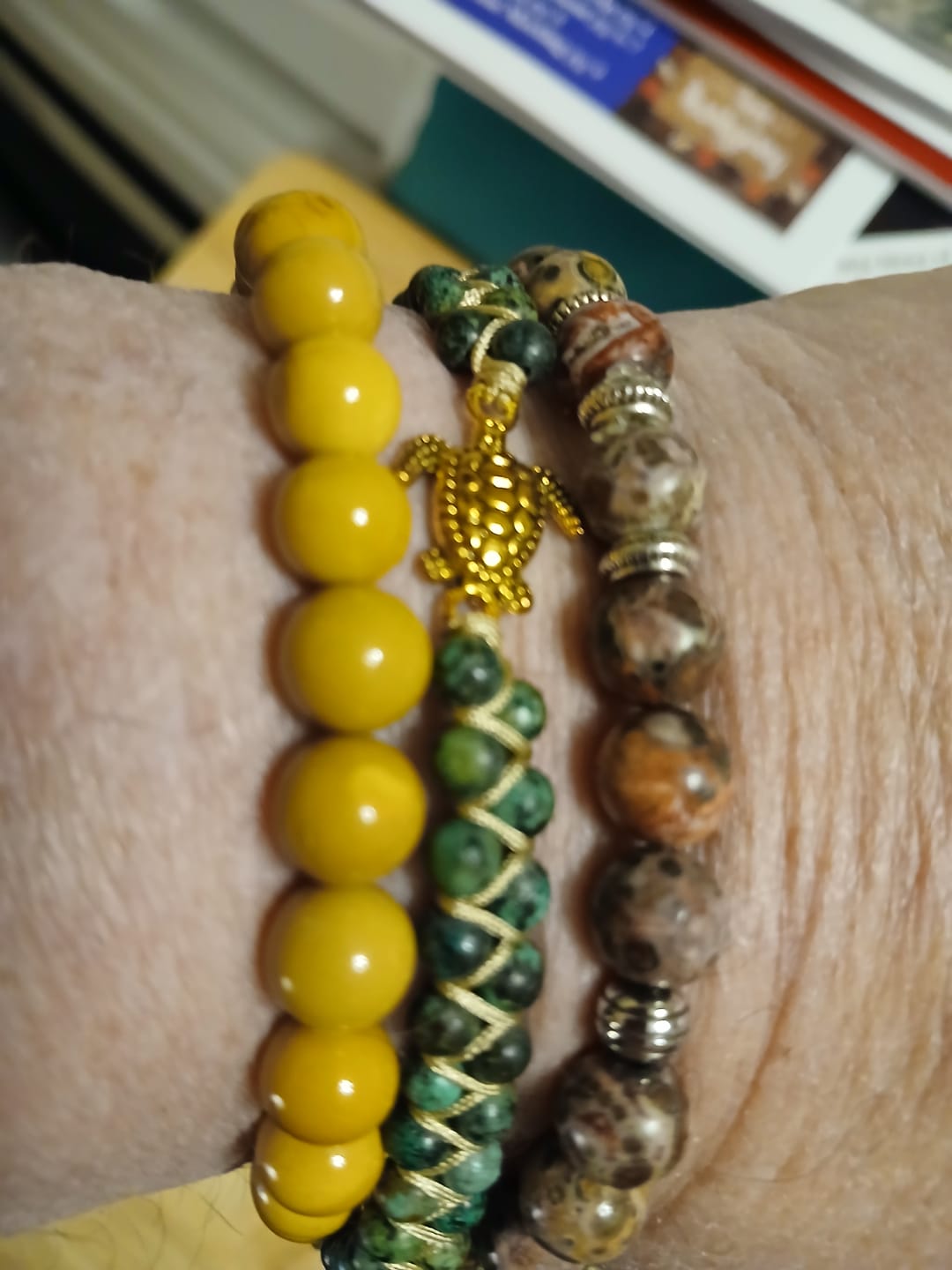 Customer photo review of Legendary Sea Turtle Bracelet