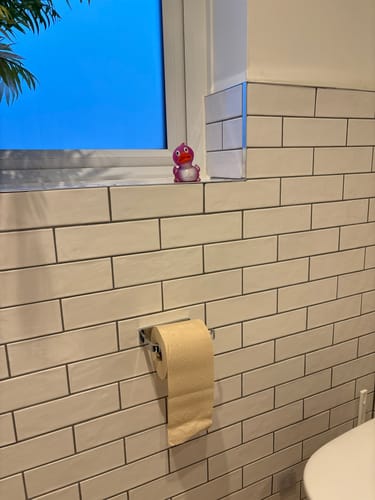 Customer photo review of Unbleached Bamboo Toilet Paper