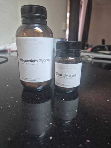 Customer photo review of Zinc Glycinate - 60 Capsules