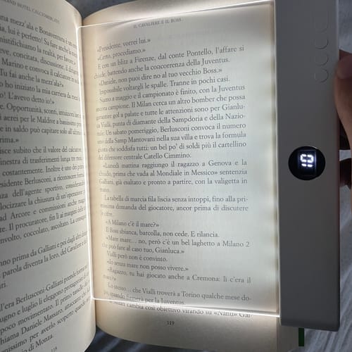 Customer photo review of Lampada da Lettura LED Trasparente