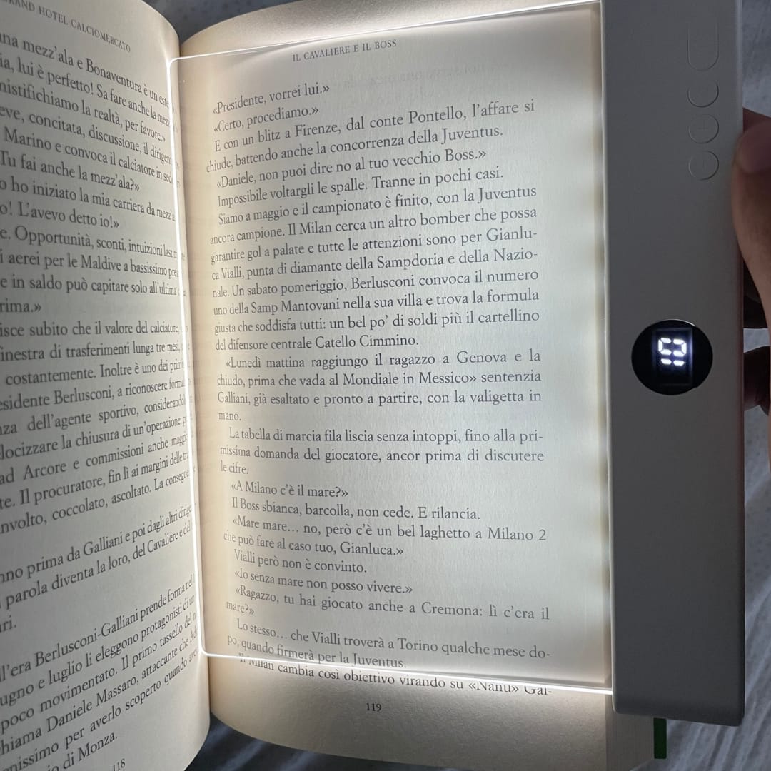 Customer photo review of Lampada da Lettura LED Trasparente