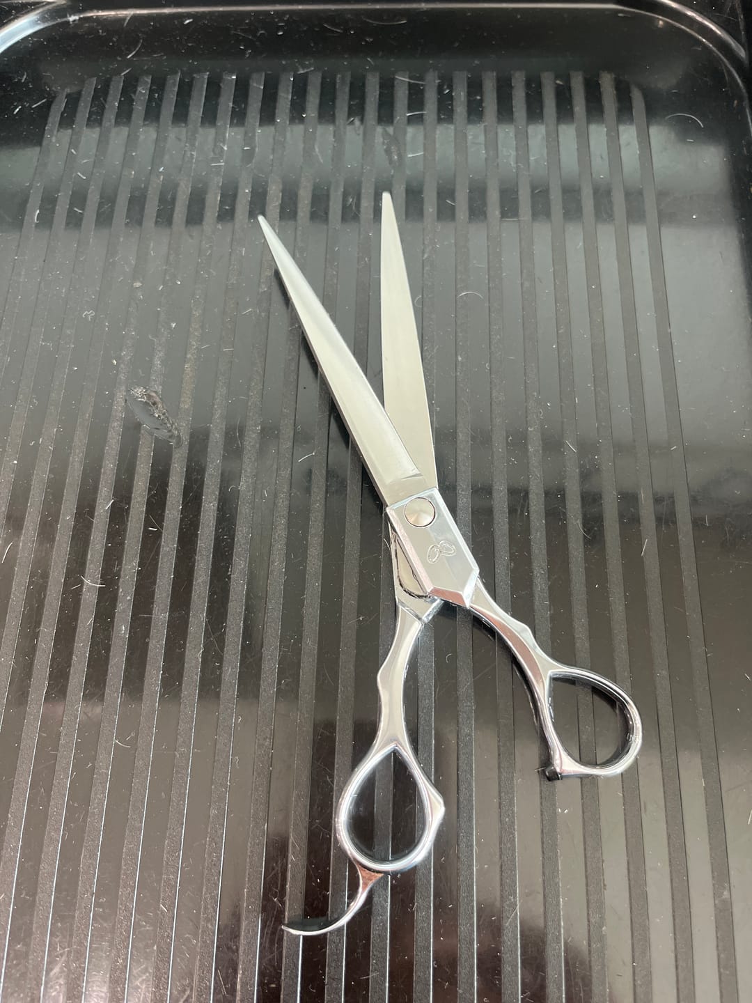 Customer photo review of Yasaka 7.0 Inch Barber Cutting Scissors