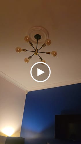 Customer video review of 6-Light Sputnik Chandelier