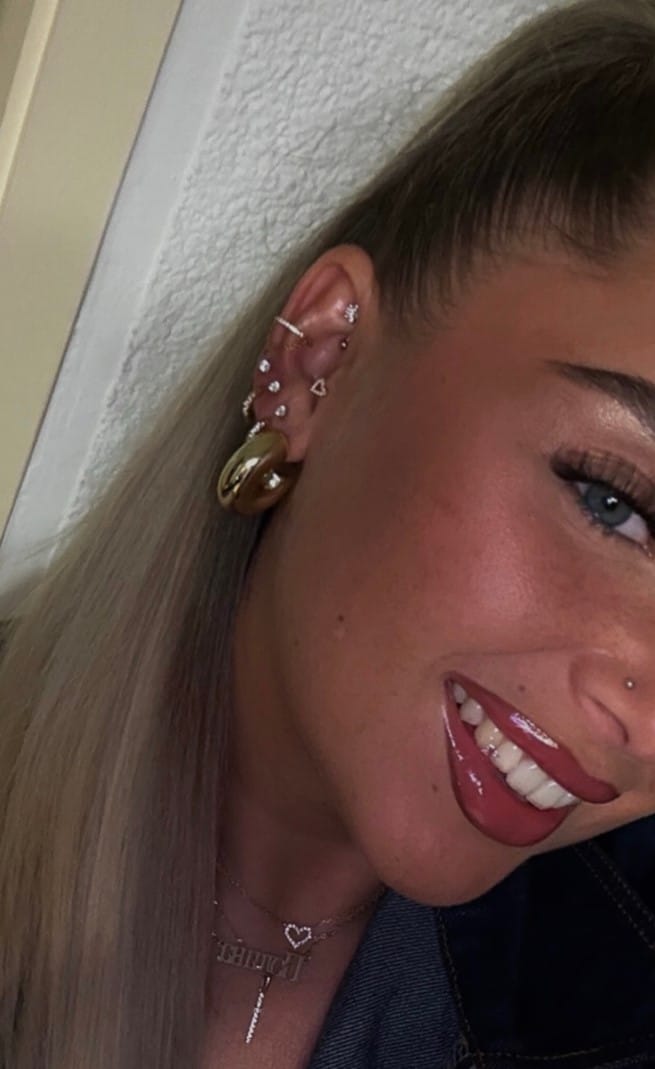 Customer photo review of Buena Piercing | Titan