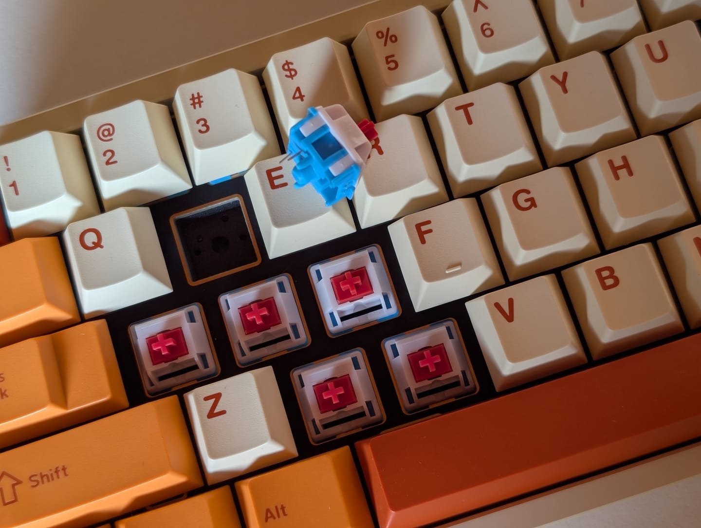 Customer photo review of HMX FIRECRACKER TACTILE SWITCH FACTORY LUBED EDITION (10PCS)