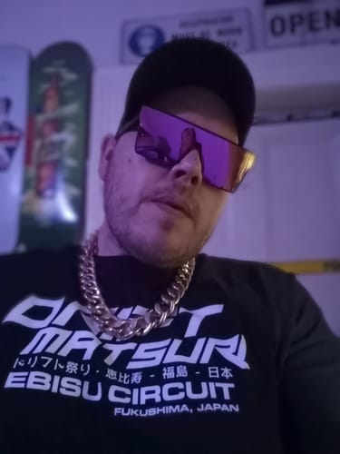 Customer photo review of Drift Matsuri Track Tee - Black