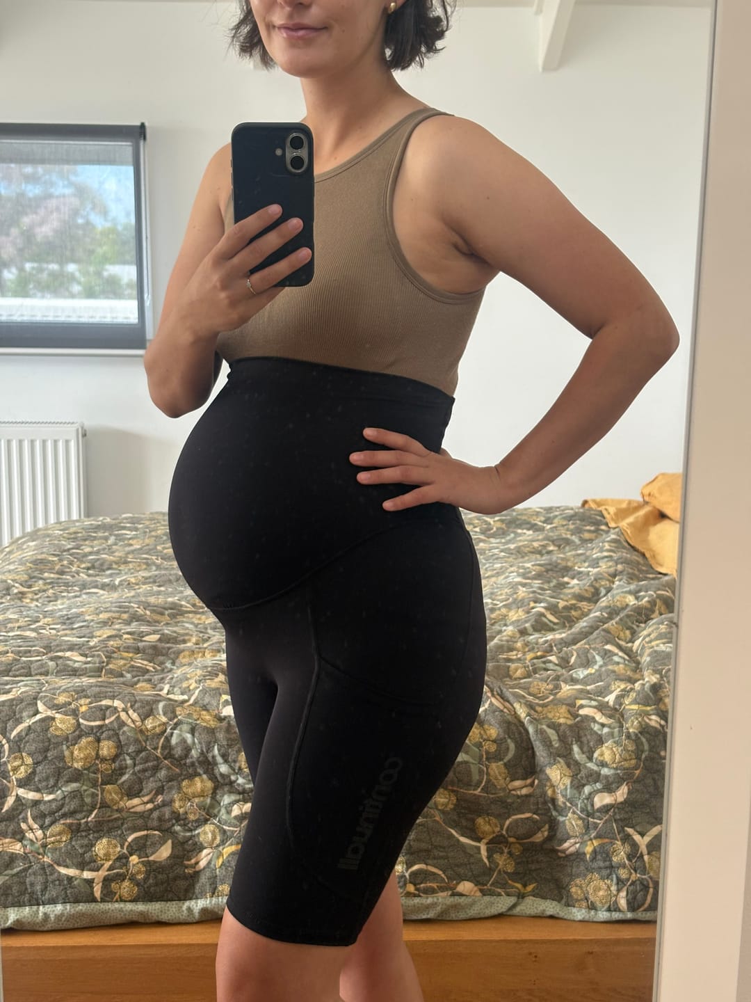 Customer photo review of pregnancy compression long short