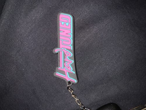 Customer photo review of Pink HardTuned Soft Rubber Key Ring
