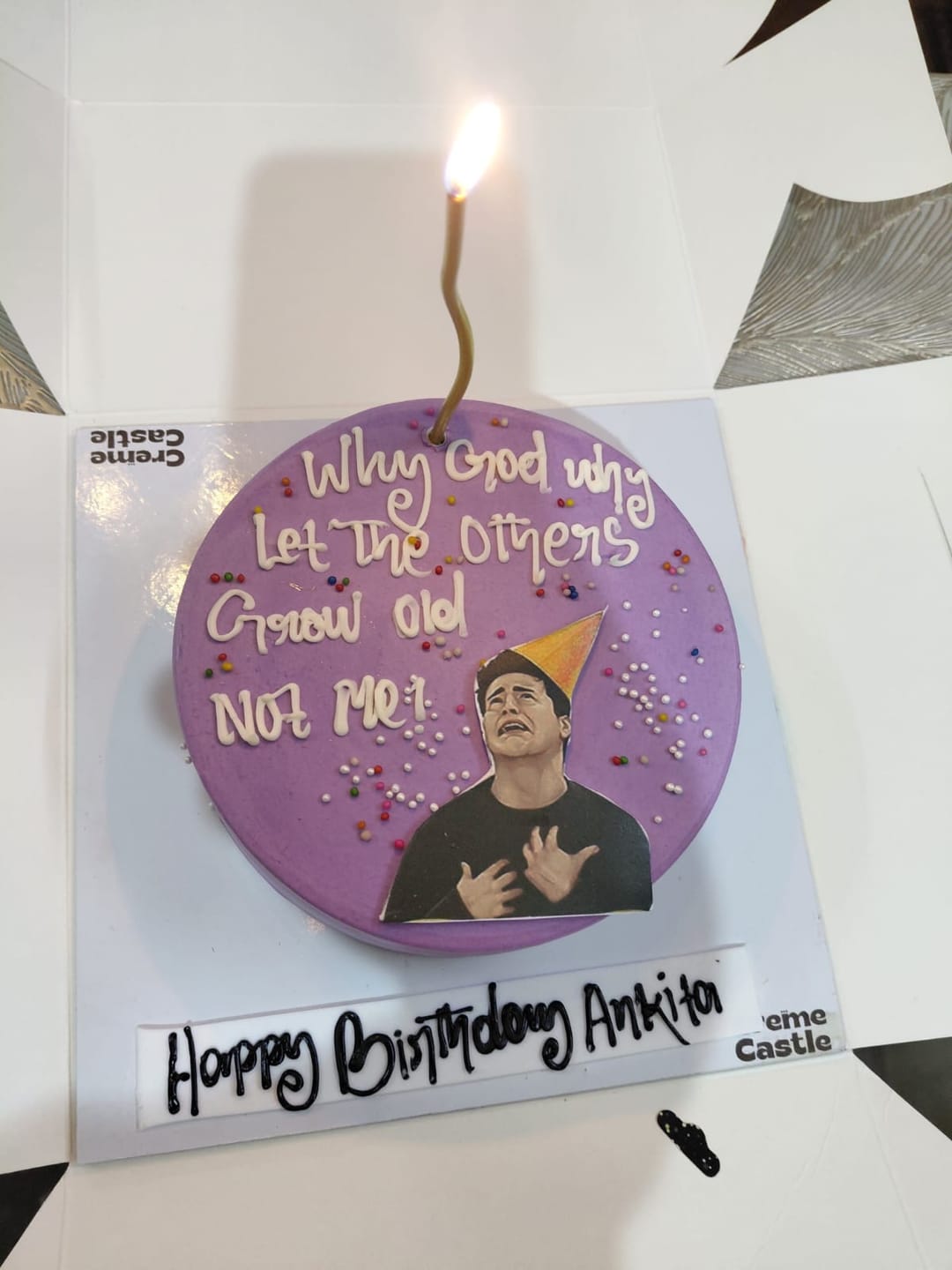 Customer photo review of Joey Meme Cake