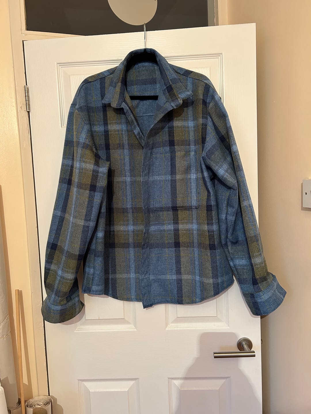 Customer photo review of Tartan Wool Touch Fabric