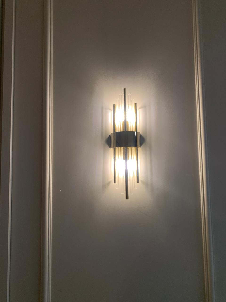 Customer photo review of Arandela de Parede Spartan Metal e Vidro