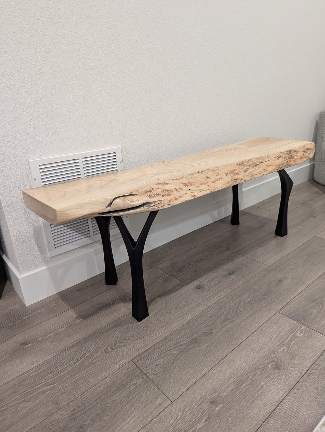 Customer photo review of Bench Legs 118 Faras 16" H Modern Steel Furniture