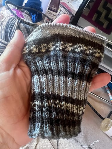 Customer photo review of Alize Superwash Comfort Socks