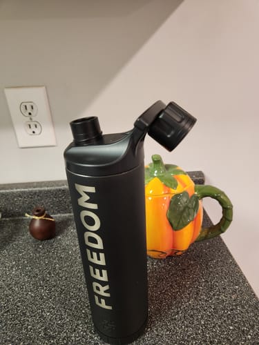 Customer photo review of Freedom Stainless Steel 24oz Tumbler
