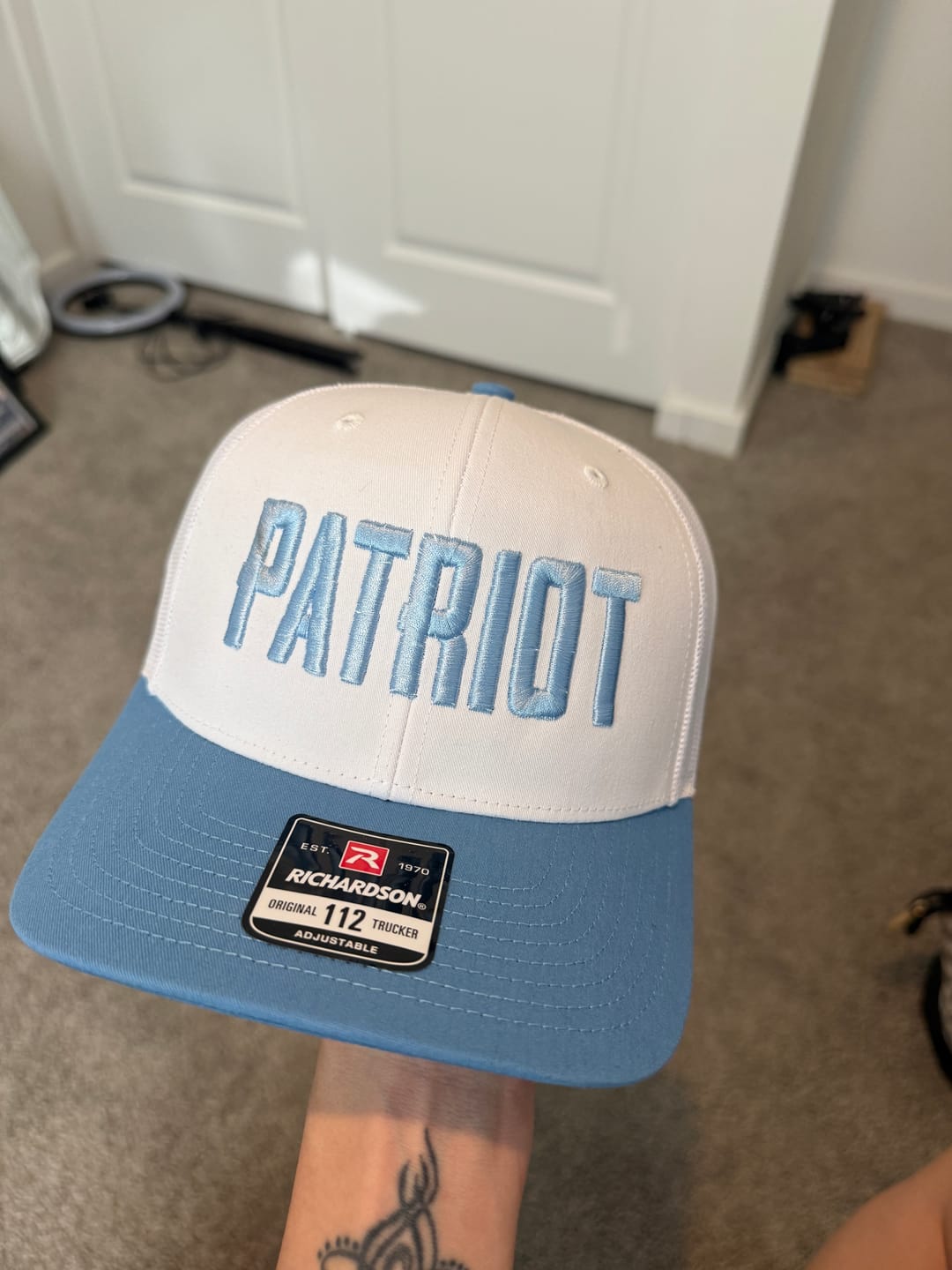 Customer photo review of Ant's Monthly Hat Subscription
