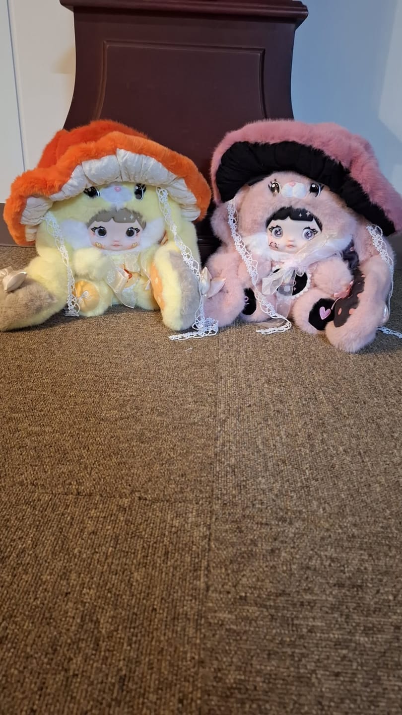 Customer photo review of Nommi Mushroom Hat 400% Series Plush Blind Box